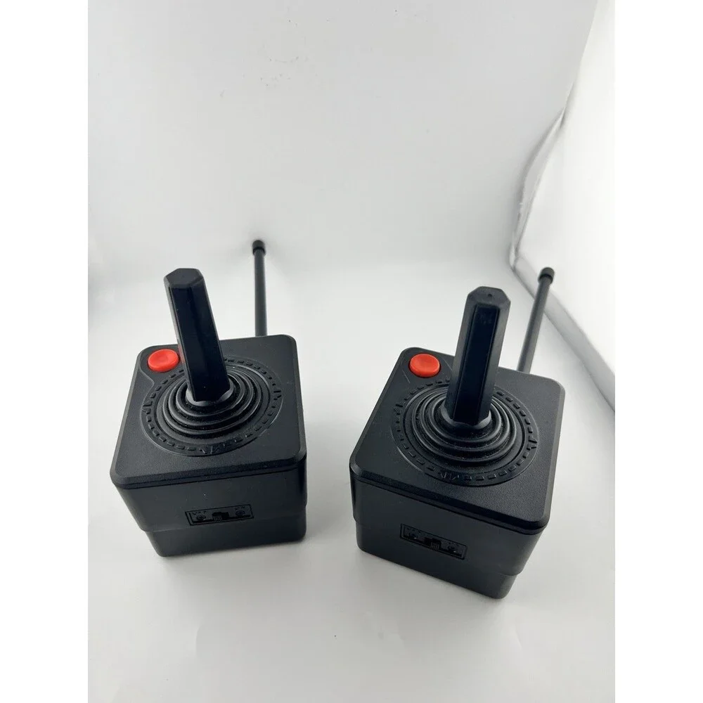 Atari 2600 Wireless Remote Control Joysticks & Receiver Untested 1983